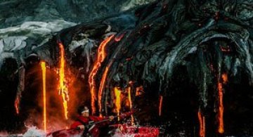 Cu caiacul prin vulcan