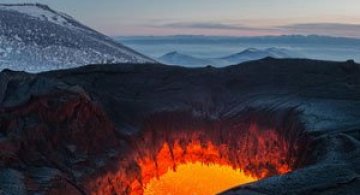 Calatorie spre varful vulcanului, in Rusia