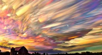 Cerul pictat de Matt Moloy