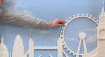 Orizontul Londrei, sculptat in zahar