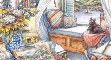 Lumea plina de flori si animale a lui Kim Jacobs