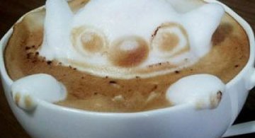 Arta 3D in cafe latte, de Kazuki Yamamoto