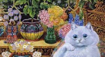 Pisicile psihedelice pictate de Louis Wain