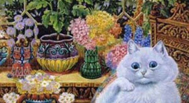 Pisicile psihedelice pictate de Louis Wain