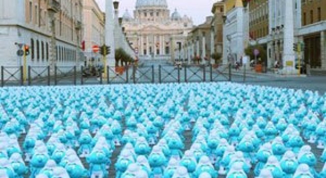 Ziua internationala a strumfilor la Roma