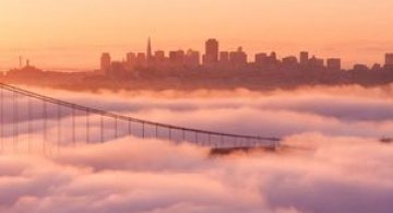 Frumusetea cetii peste San Francisco