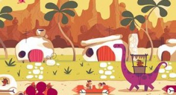 Desene animate in postere de Andrew Kolb