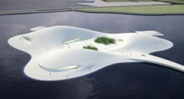 Muzeul de arta din Pingtang, in forma de pisica de mare