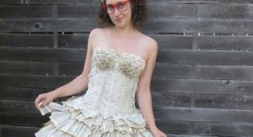 Rochia din pagini de carte