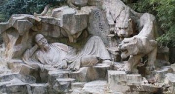 Sculptura legendara, la Izvorul Hupao, in China