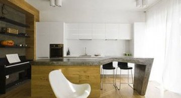 Garsoniera elegant-minimalista la Moscova