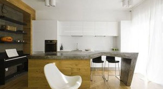Garsoniera elegant-minimalista la Moscova
