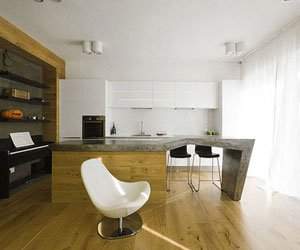 Garsoniera elegant-minimalista la Moscova