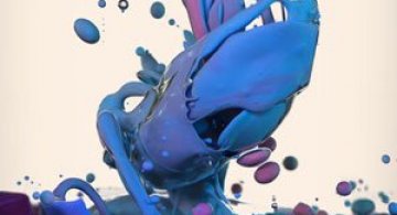 Fotografii abstracte cu vopseluri si ulei, de Alberto Seveso