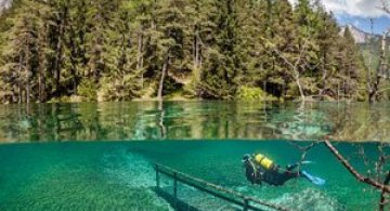 Parcul scufundat din Austria