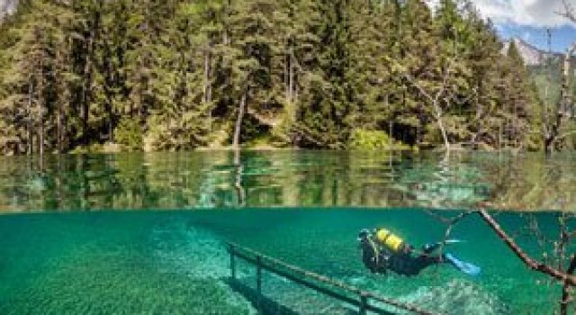 Parcul scufundat din Austria