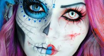 15 machiaje spectaculoase de Halloween
