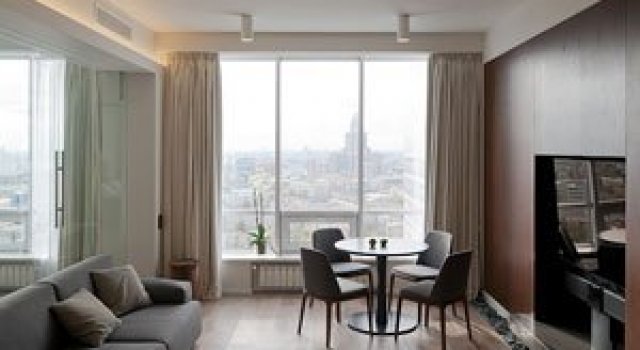 Apartament cu vedere panoramica la Moscova