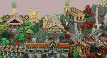 Rivendell din Lord of the Rings, din 200,000 de piese LEGO