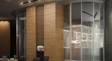 Bloc-turn de la Porsche, cu lift pentru masini