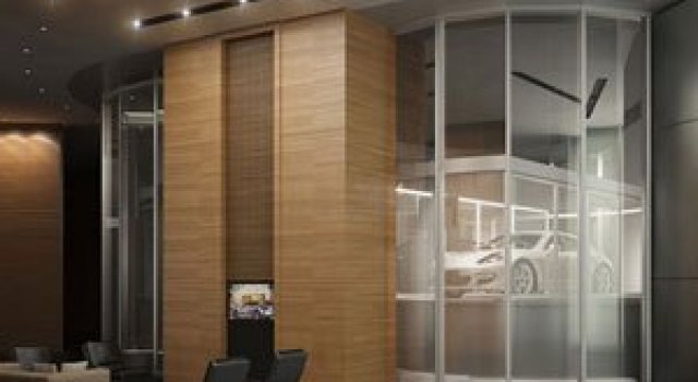 Bloc-turn de la Porsche, cu lift pentru masini