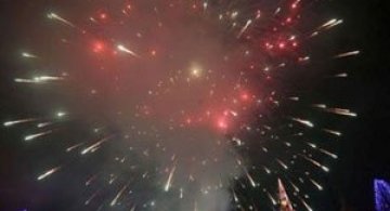VIDEO: Clujul luminat de artificii de Revelion, in time lapse