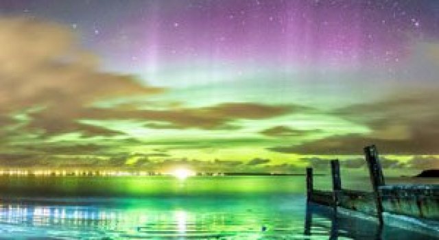 Aurora boreala in Scotia si culorile ei incredibile