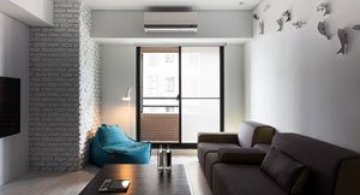 Apartament minimalist si minuscul in Taiwan