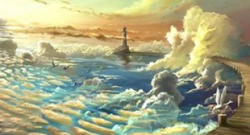 Ceruri spectaculoase, pictate de Alexander Rommel