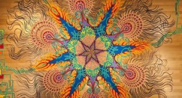 Picturi din nisip, realizate spontan de Joe Mangrum