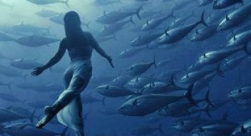 Dans subacvatic, surprins de Kurt Arrigo