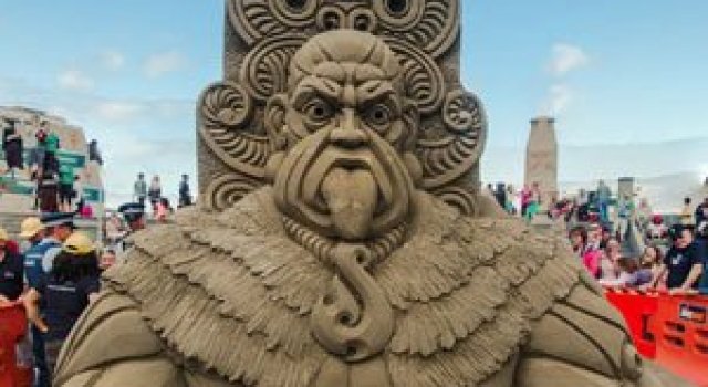 Concursul de sculpturi in nisip din Noua Zeelanda