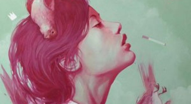 Picturi suprarealiste pe panza, de la Etam Cru