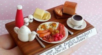Miniaturi si bijuterii delicioase, cu mancare
