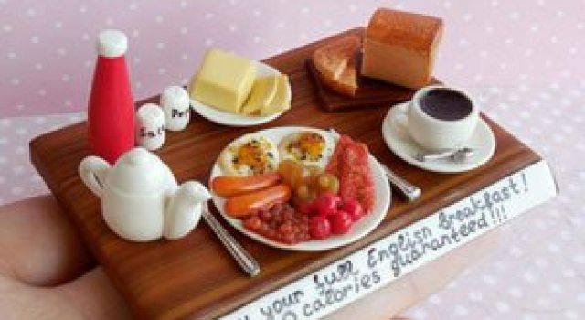 Miniaturi si bijuterii delicioase, cu mancare