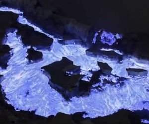 Kawah Ijen - Vulcanul cu lava albastra