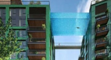 Plutind deasupra Londrei, in prima piscina suspendata, din sticla, din lume