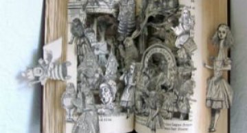 Sculptura in carti vechi: Arta care da o noua viata batranelor pagini