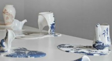 Balti de portelan: Piese din ceramica topite iscusit