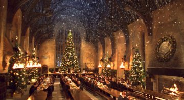 Harry Potter te invita sa iei cina de Craciun la Hogwarts