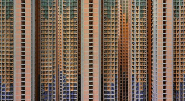 Densitatea arhitecturala din Hong Kong