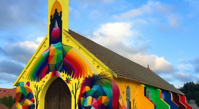 Lacasul de cult multicolor din Morocco