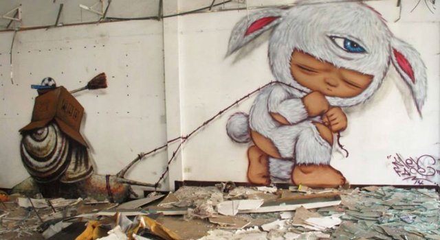 Interventii urbane: Picturi stradale geniale, in contexte banale