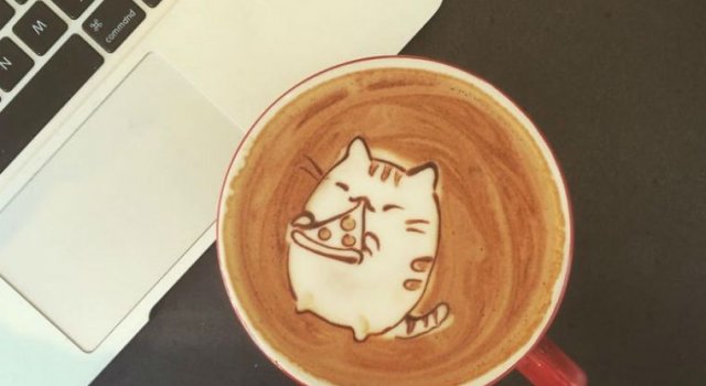 Bauturi pe baza de cafea frumos decorate
