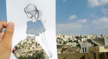 Moda cu nori si cladiri, de Shamekh Bluwi