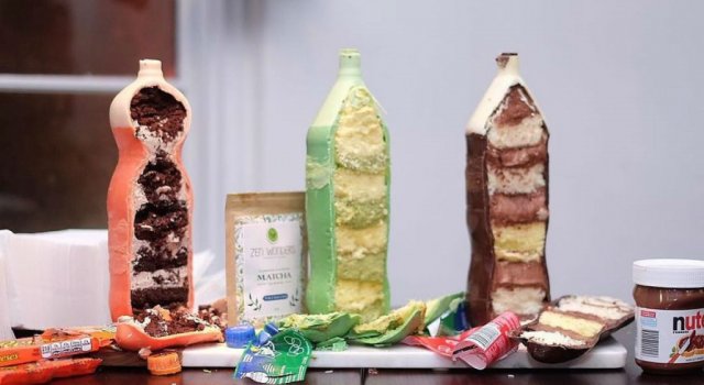 Noua moda in materie de prajituri: Sticle de suc delicioase