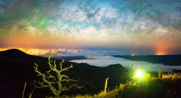 Lumina noptii: Un dans al Caii Lactee, in miezul verii