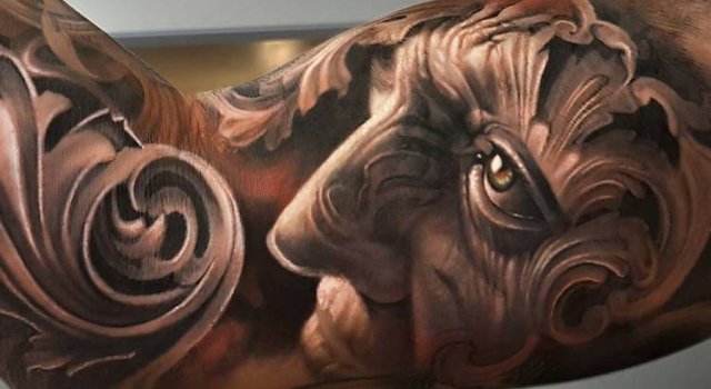 Tatuaje impresionante suprarealiste, de Alro DiCristina