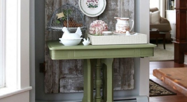Idei de decoratiuni vintage facute manual