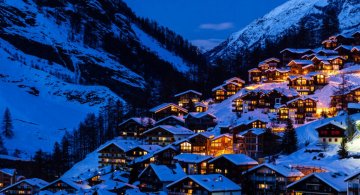 Maretia Alpilor pe timp de iarna